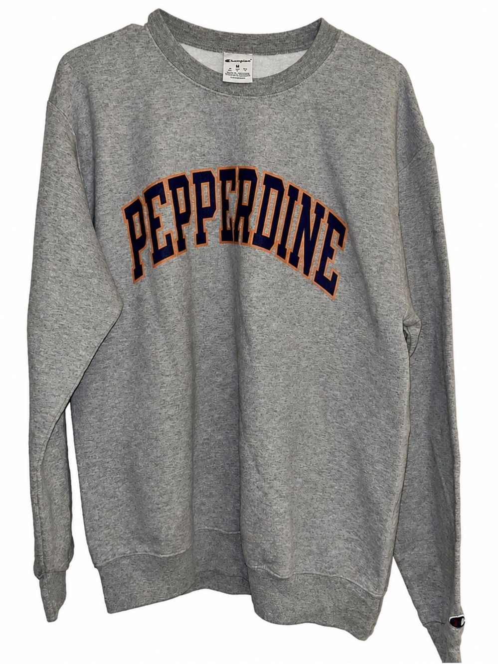 Pepperdine Gray Champion Sweatshirt Adult M